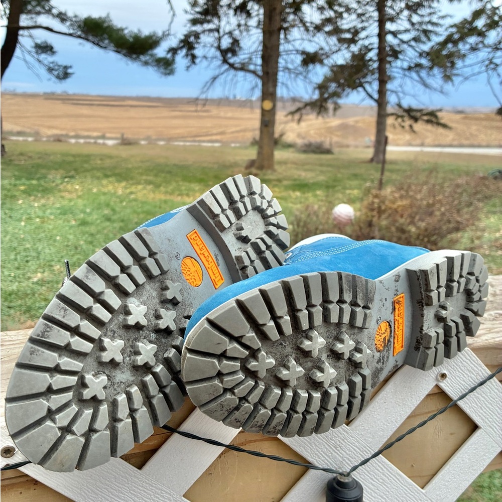 Timberland Sky Blue Waterproof Boots - Picture 6 of 6